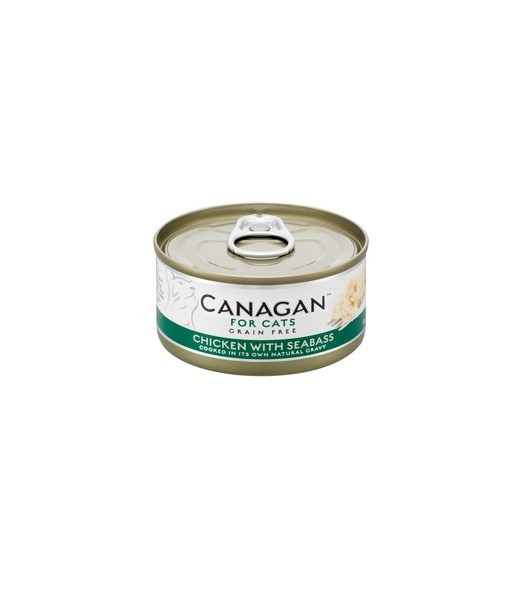 Canagan Blik Chicken with Seabass 75 gr