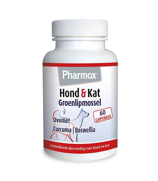 Pharmox Hond & Kat Groenlipmossel 60 tab.