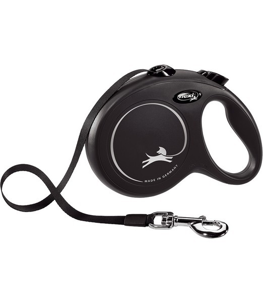 Flexi-Rollijn-classic-tape-L-zwart-5-meter----