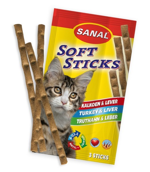 Sanal Soft Sticks Turkey & Liver 3 sticks