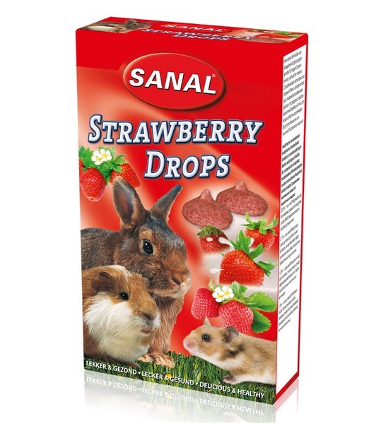 Sanal Strawberry Drops 45 gr
