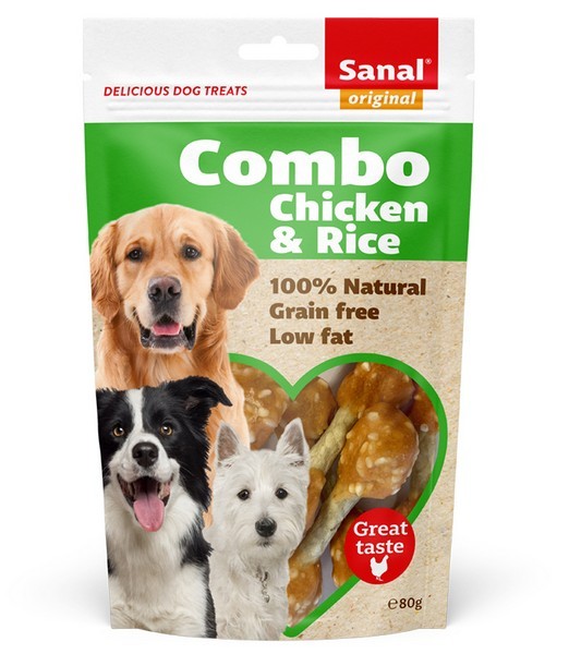 Sanal Combo Chicken & Rice 80 gr