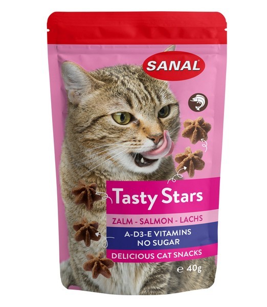 Sanal Tasty Stars Salmon 40 gr