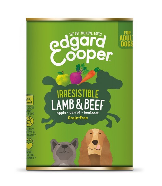 Edgard & Cooper Hond Blik Lam 400 gr
