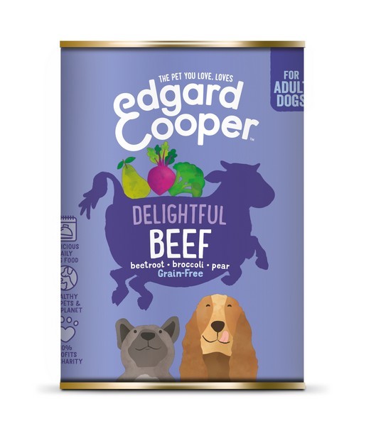 Edgard & Cooper Hond Blik Rund 400 gr