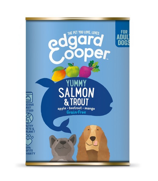 Edgard & Cooper Hond Blik Vis 400 gr