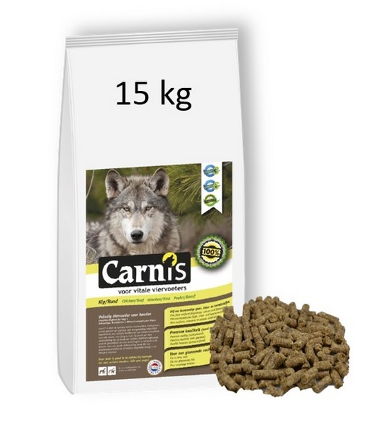 Carnis Brok puppy/kleine rassen kip - 15 kg