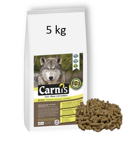 Carnis Brok puppy/kleine rassen kip - 5 kg
