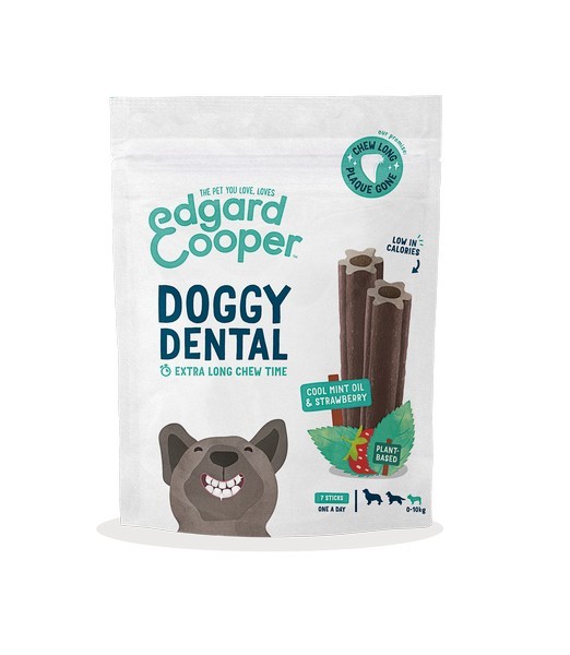 Edgard & Cooper Doggy Dental Aardbei Small 105 gr