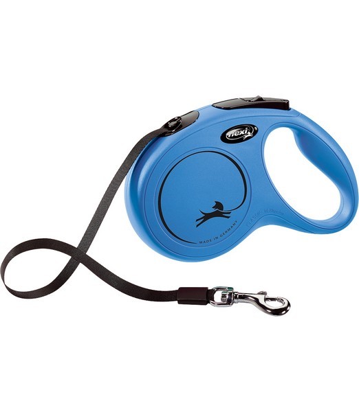 Flexi-Rollijn-classic-tape-M-blauw-5-meter----