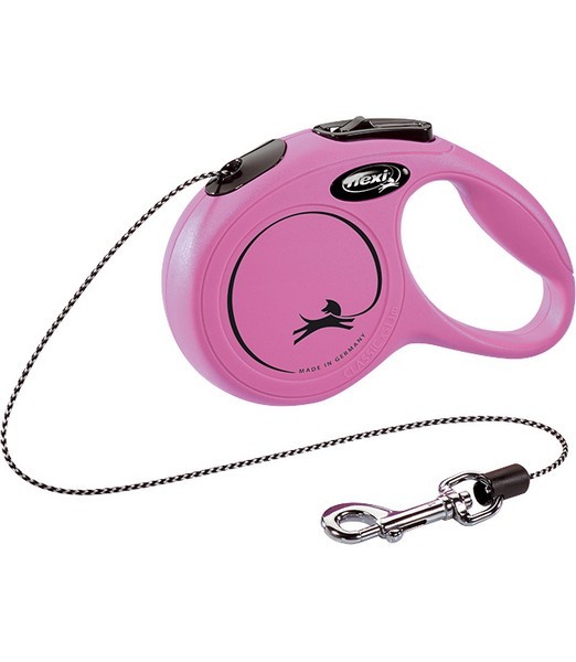 Flexi Rollijn classic cord XS roze 3 meter    
