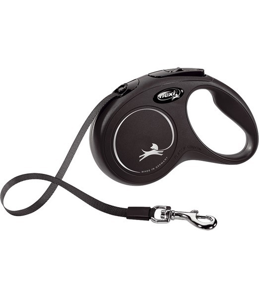 Flexi-Rollijn-classic-tape-S-zwart-5-meter----