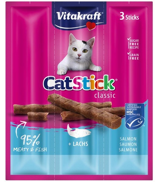 Cat Stick zalm MSC, 3st
