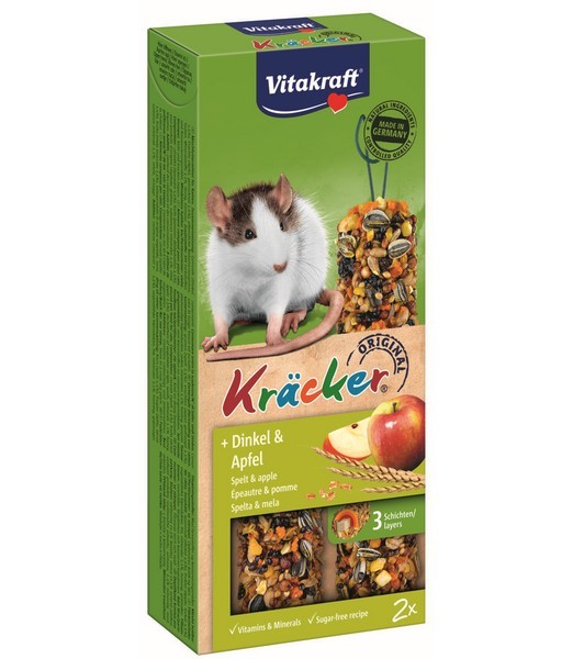 Rattenkracker spelt/appel-kracker 2in1