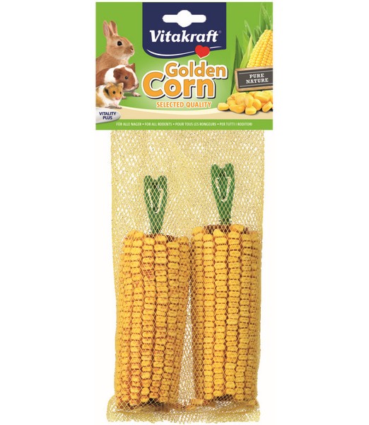 Golden Corn maiskolf 2 st knaagdieren