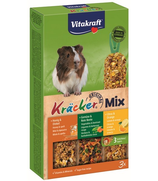 Caviakracker Trio Mix honing/groente/citrus 3in1