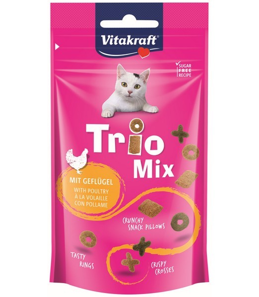 Trio Mix gevogelte kat 60 gr