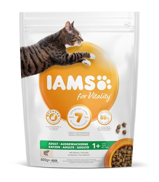 Iams cat adult salmon 800 gr