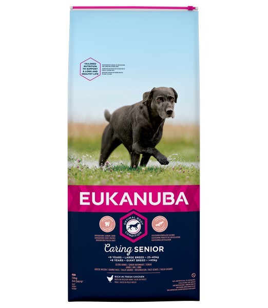 Eukanuba dog senior large chicken 12 kg