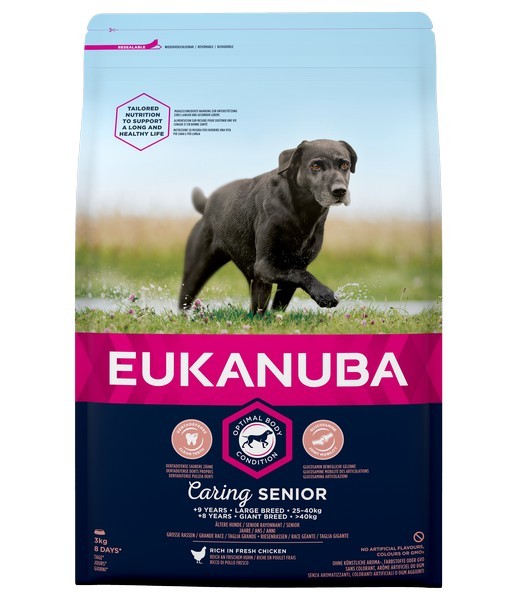 Eukanuba dog senior large chicken 3 kg