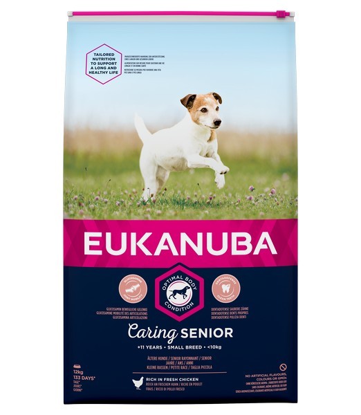 Eukanuba dog senior small chicken 12 kg