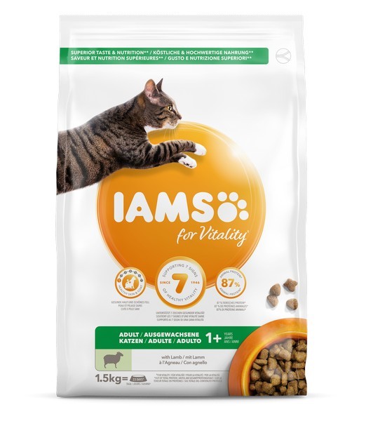 Iams cat adult lamb 1,5 kg