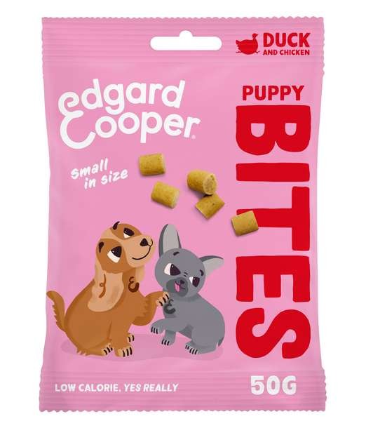 Edgard-en-Cooper-Puppy-Bites-Small-Eend-en-Kip-50-gr