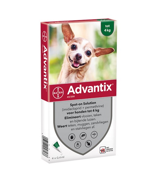 Advantix 0kg-4kg - 4 pipet