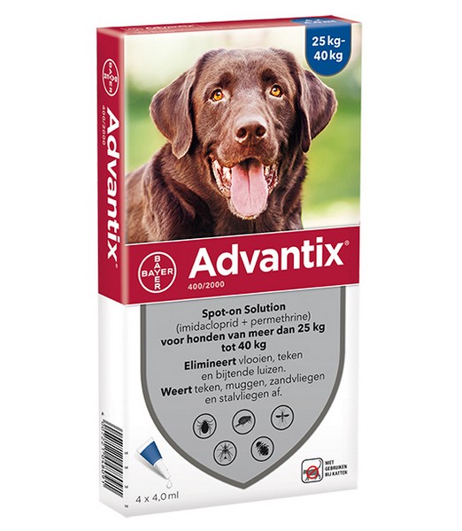 Advantix 25kg-40kg - 4 pipet