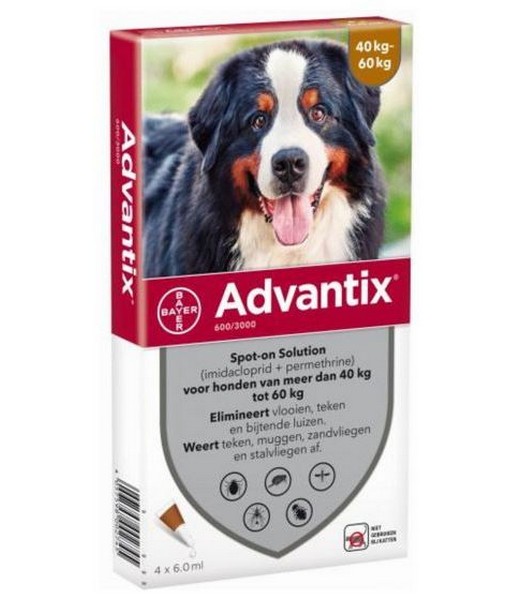 Advantix 40kg-60kg - 4 pipet