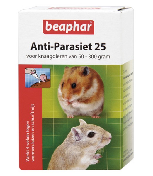 Anti Parasiet Knaagdier 25 - 2 pipet