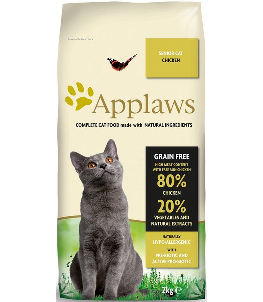 Applaws Senior Cat brokjes 400 gr