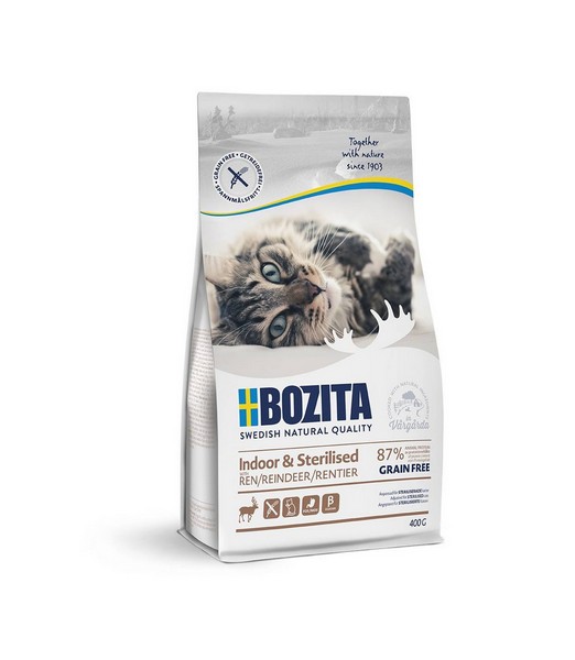 Bozita Feline Indoor & Sterilised Grain Free 400 g