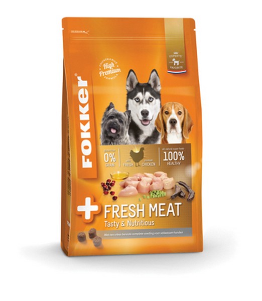 Fokker +Fresh Meat Dog 13 kg