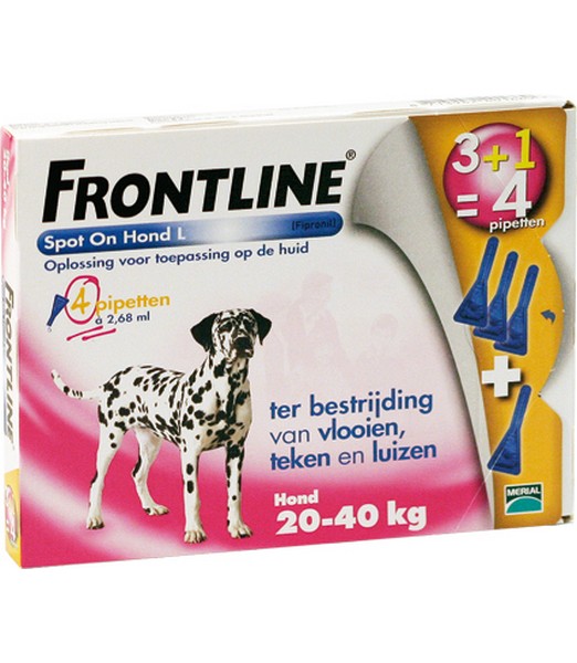 Frontline spot on dog L 4 Pipet