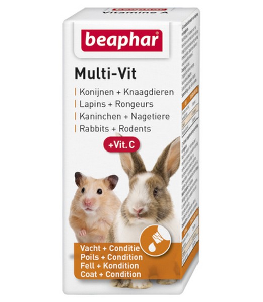 Beaphar Multi-Vit Konijnen en Knaagdieren 50 ml