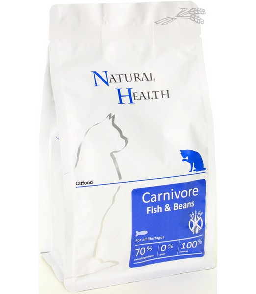 Natural Health Cat Carnivore Fish&Beans 7,5 kg