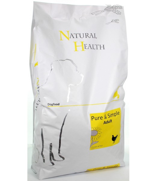 Natural Health Dog Chicken & Rice 7,5 kg