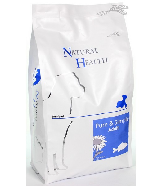 Natural Health Dog Fish & Rice 2,5 kg