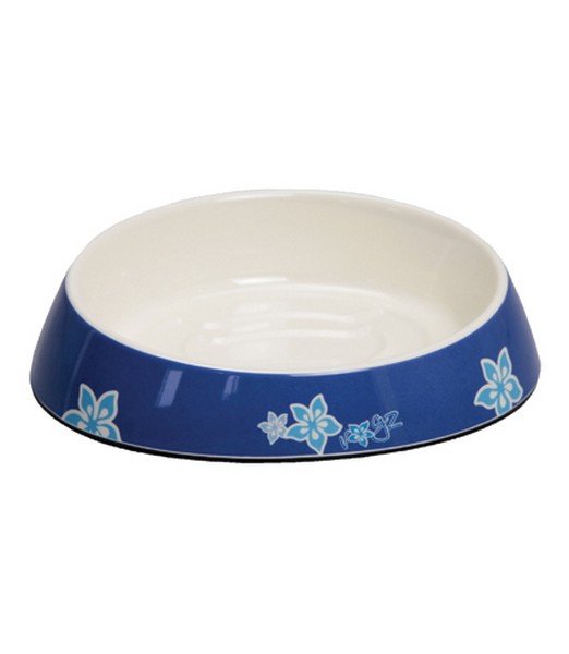 Rogz Bowlz Fishcake Blue Floral