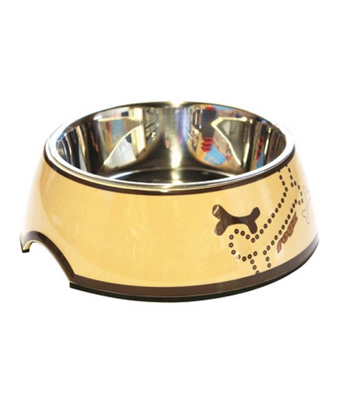 Rogz Bowlz Large Bronze Bone