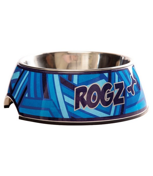 Rogz Bowlz Large Navy Zen