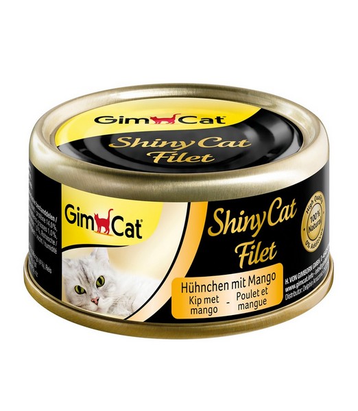 ShinyCat Blik Filet Kip & Mango 70 gr