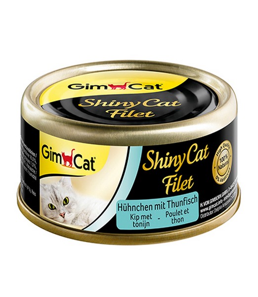 ShinyCat Blik Filet Kip & Tonijn 70 gr