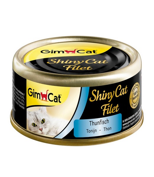 ShinyCat Blik Filet Tonijn 70 gr