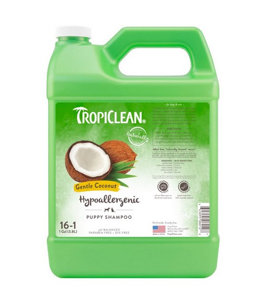 TropiClean 1g Gentle Coconut SH 3,8 ltr