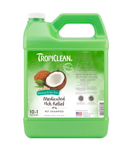TropiClean 1g Oatmeal & Tea Tree SH 3,8 ltr