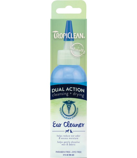 TropiClean Dual Action Ear Cleaner 118 ml