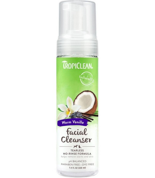 TropiClean Facial Cleanser Droogshampoo 220 ml