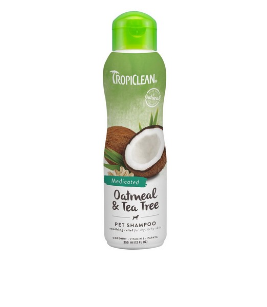 TropiClean Oatmeal & Tea Tree Shampoo 355 ml